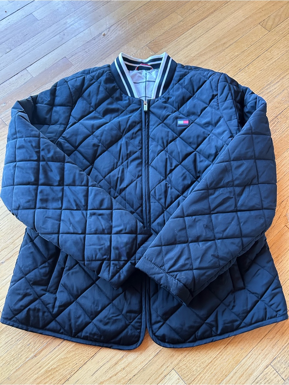Women’s Tommy Hilfiger sport Quilted Bomber Jacket - black